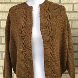 Handmade with love caramel wool sweater